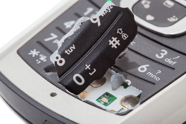 Sejt telefon és sim-kártya — Stock Fotó