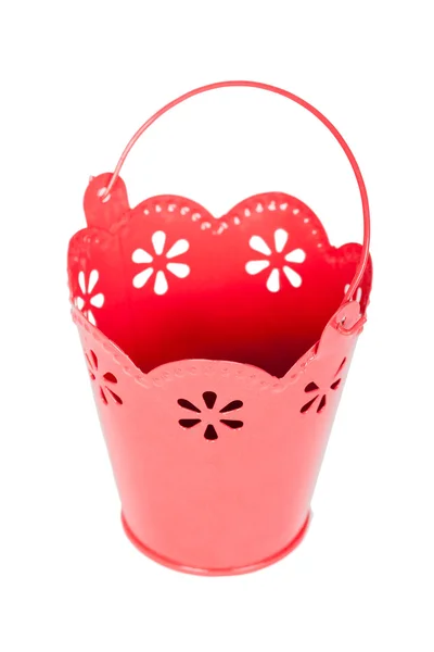 Pink bucket — Stock Photo, Image