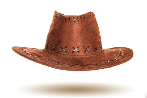 Läder cowboy hatt — Stockfoto