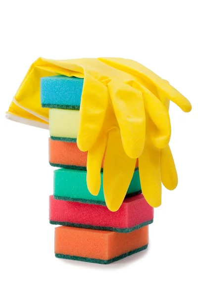 Group of kitchen sponges — Stock Photo, Image