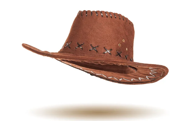 Sombrero de vaquero de cuero — Foto de Stock