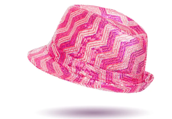 Sombrero de fiesta rosa brillo — Foto de Stock