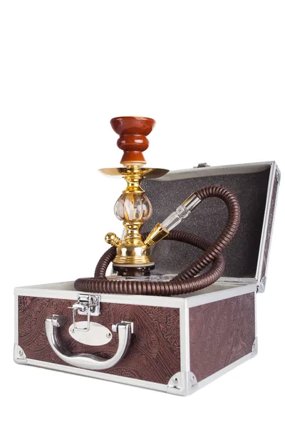 Hookah in the suitcase — Stock Photo, Image