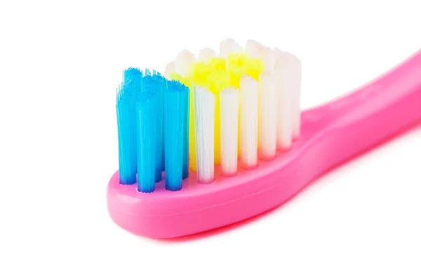 Cepillo de dientes rosa — Foto de Stock