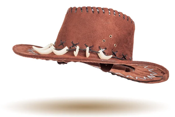 Leather cowboy hat — Stock Photo, Image