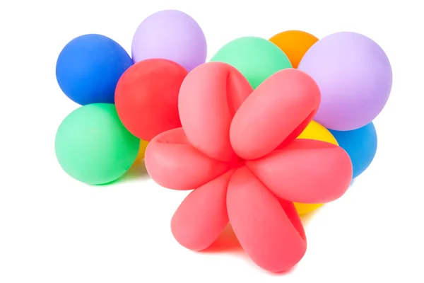 Детская вечеринка красочные воздушные шары — стоковое фото