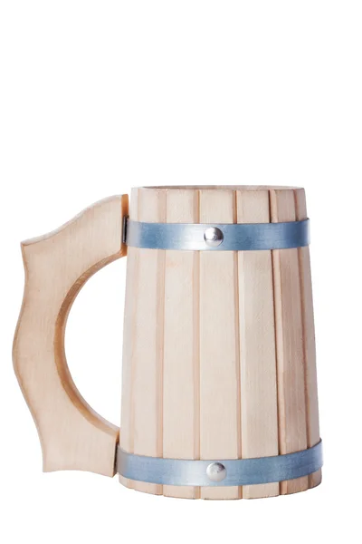 Taza de madera — Foto de Stock