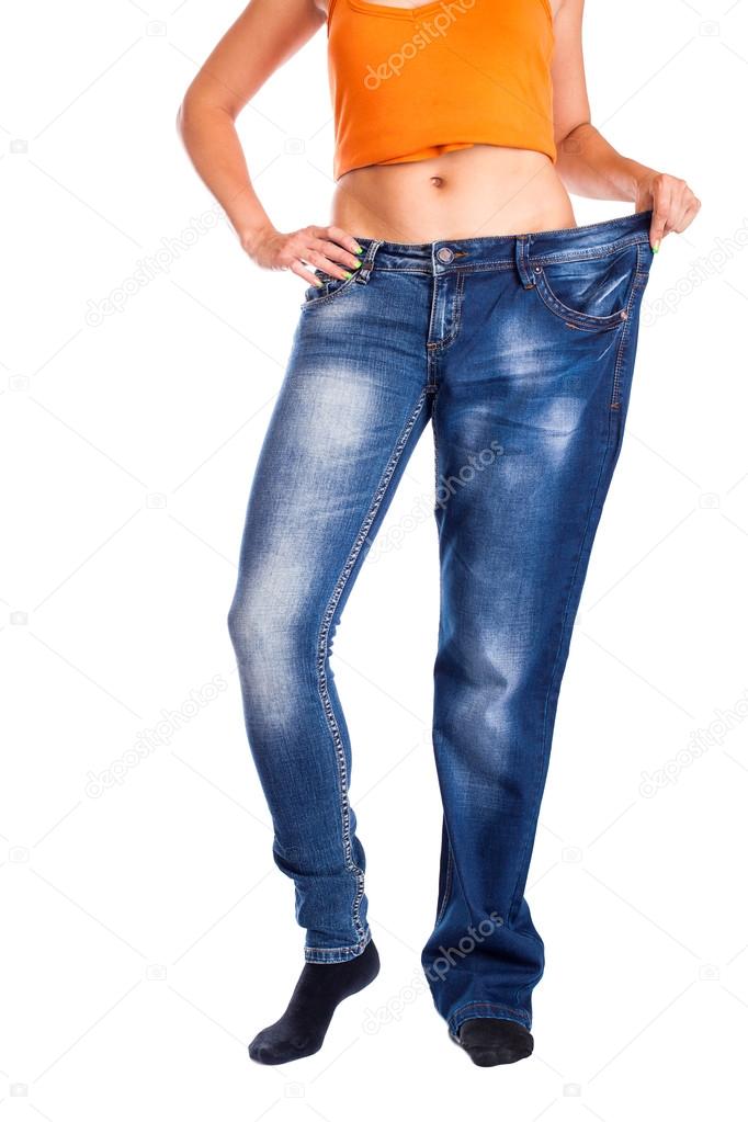 Wrong size jeans concept Stock Photo by ©alexandkz 48514519