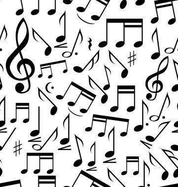 müzik notaları - sorunsuz