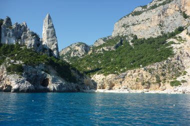 Beautiful shot of Cala Goloritze' in Sardinia clipart