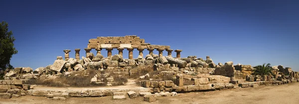 Valle dei templi, ruiny chrámu, agrigento, Itálie — Stock fotografie