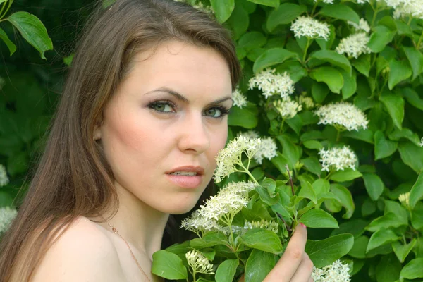 Chica joven con maquillaje style.soft casual . — Foto de Stock