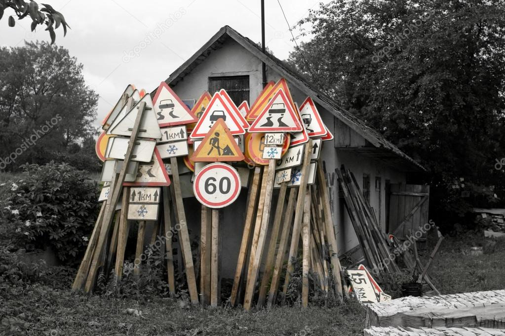 Road signs by