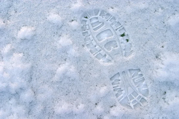 Hikeboot footstep — Stock Photo, Image