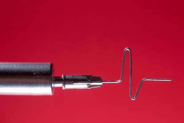 Syringe & needle — Stock Photo, Image