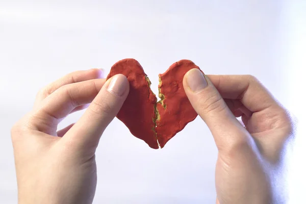 Broken heart — Stock Photo, Image