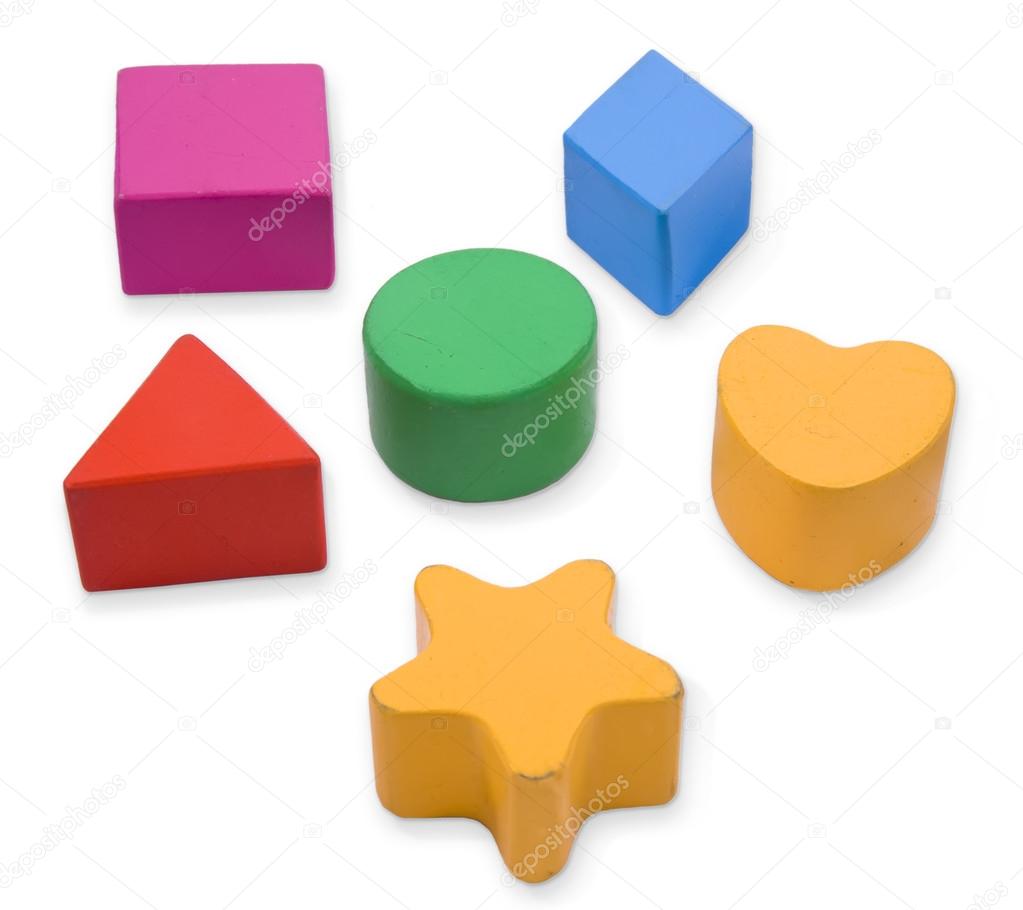 wooden coloured blocks