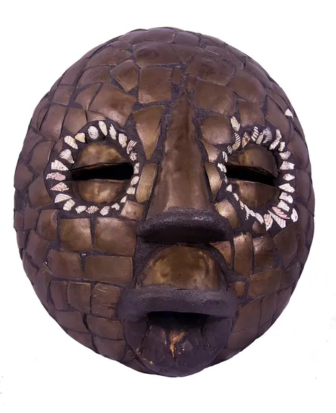 African ritual mask from Nigeria Royalty Free Stock Photos