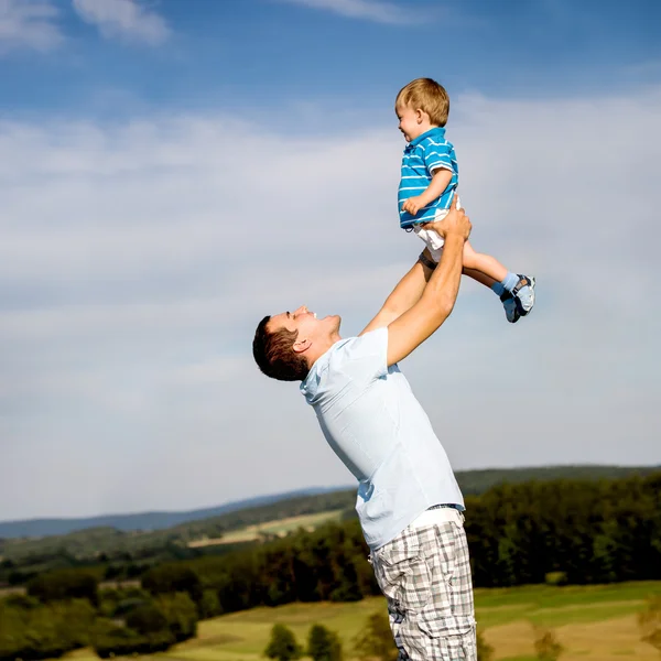 Glücklicher Vater — Stockfoto