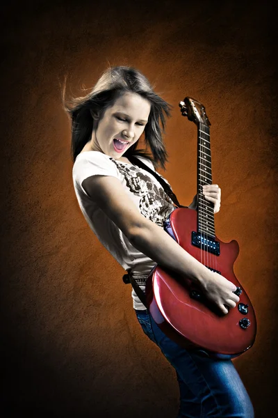 Rock and Roll Mädchen — Stockfoto