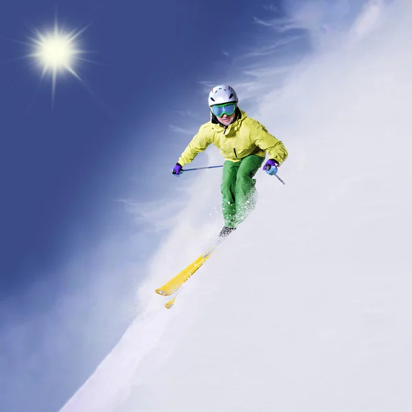 Skier — Stock Photo, Image