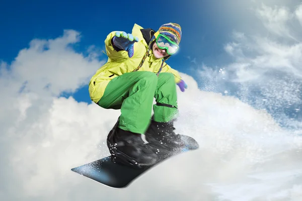 Snowboarder — Foto Stock