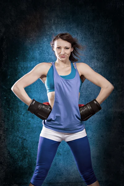 Tae Bo Girl — Stock Photo, Image