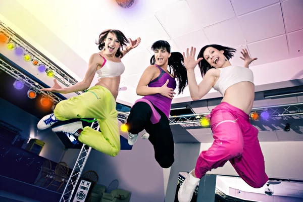 Aerobics meisjes — Stockfoto