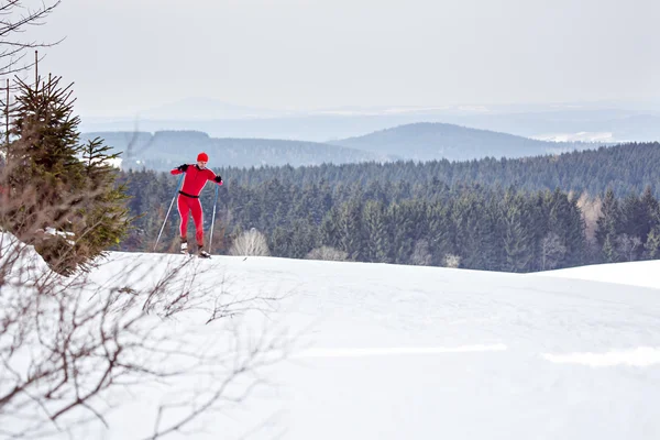 Langlaufen — Stockfoto