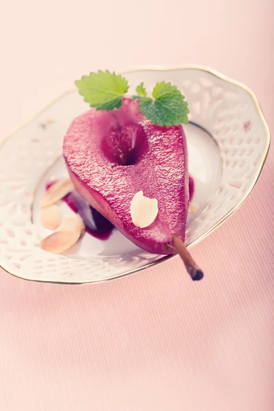 Pear dessert — Stock Photo, Image