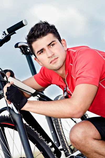 Ciclismo hombre — Foto de Stock