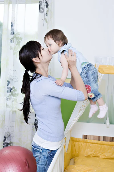 Donna con un bambino — Foto Stock