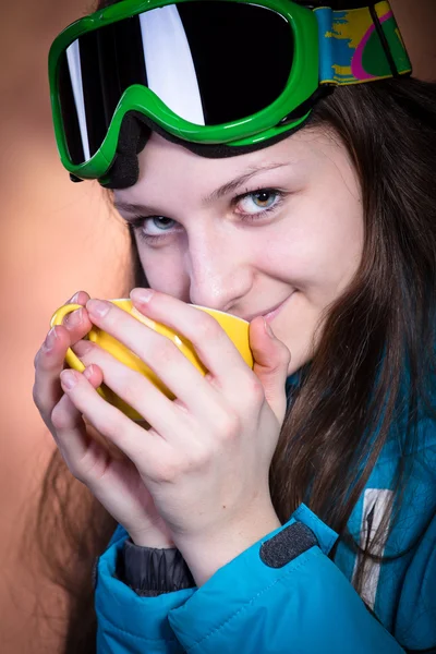 Snowboardzistka — Zdjęcie stockowe