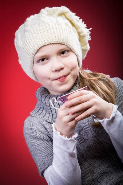 Ritratto di una bambina — Foto Stock