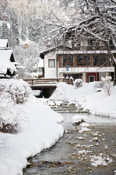 Bayrischzell en invierno — Foto de Stock