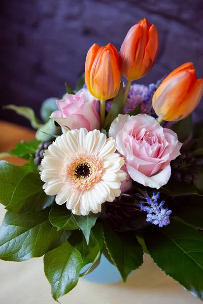 Massa vårblommor — Stockfoto