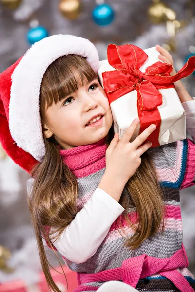 Boże Narodzenie dziewczyna — Zdjęcie stockowe