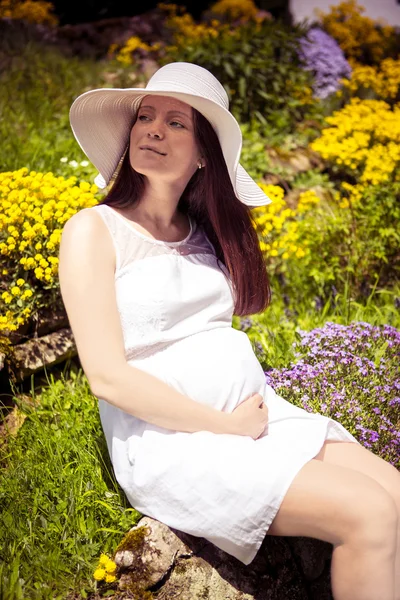 Gravid kvinna — Stockfoto