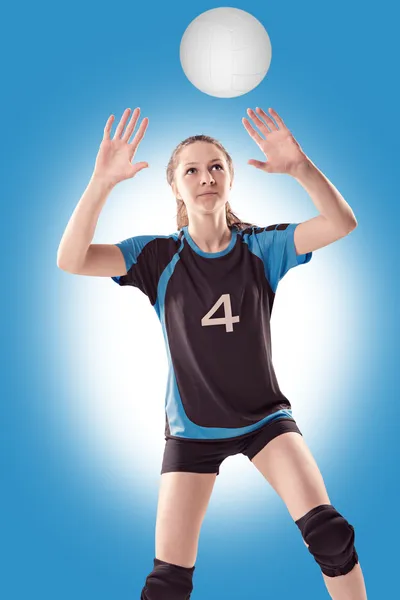 Chica de voleibol — Foto de Stock