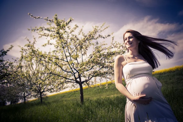 Gravid kvinna — Stockfoto