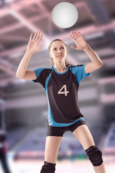 Chica de voleibol — Foto de Stock