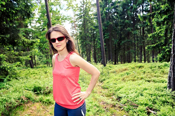 Jogging woman — Stock Photo, Image