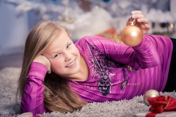 Xmas girl — Stock Photo, Image