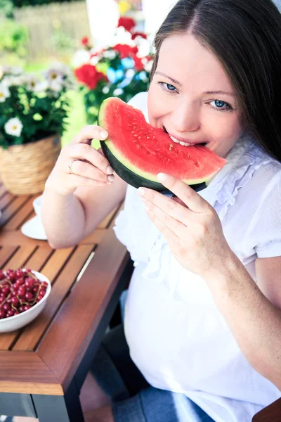 Gravid kvinna — Stockfoto