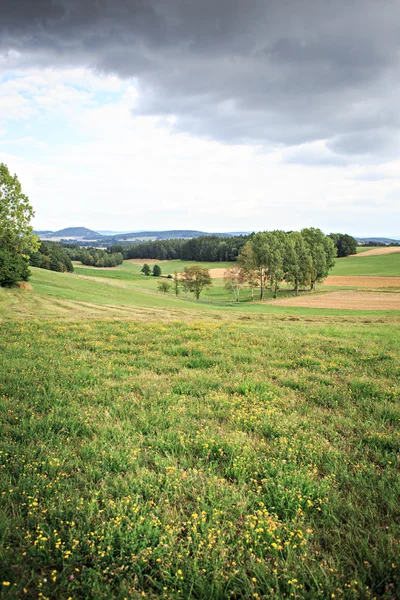 Ländliche landschaft bei coburg — Stockfoto