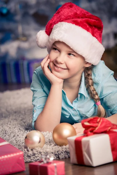 Ragazza di Natale — Foto Stock