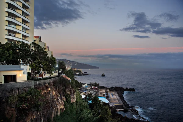 Západ slunce nad madeira — Stock fotografie