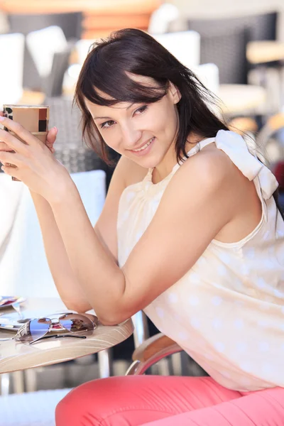 Café-Szene — Stockfoto