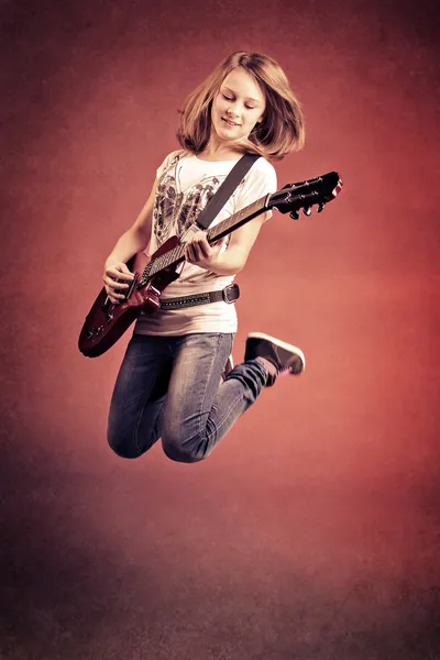 Rock'n roll kız — Stok fotoğraf