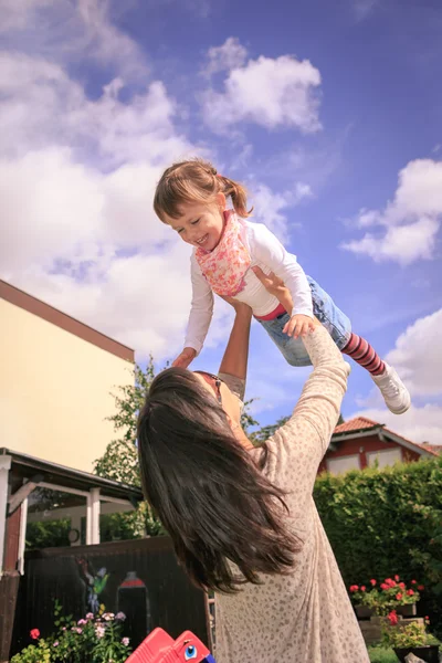 In de achtertuin — Stockfoto